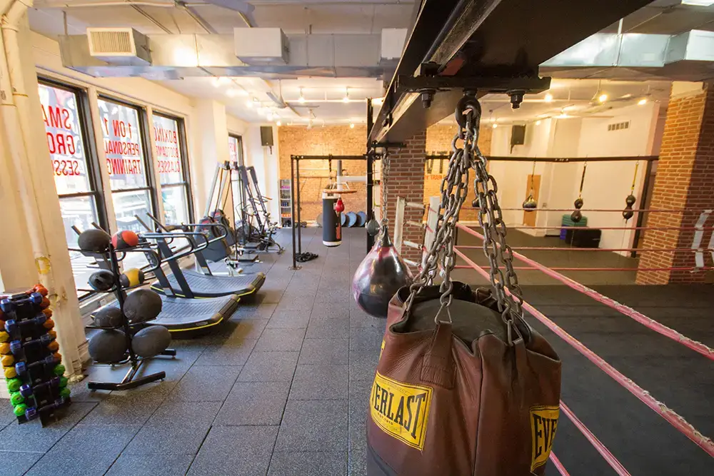 Well maintained cardio and exercise area at Work Train Fight boxing gym