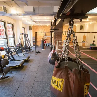Well maintained cardio and exercise area at Work Train Fight boxing gym